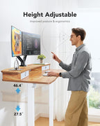 HUANUO 55″ x 26″ Electric Standing Desk - Image 6