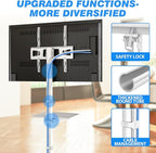 Rfiver Mobile TV Stand for 23-65 Inch LCD LED Flat/Curved Panel Screen TVs up - Image 6