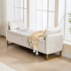 48" End of Bed Bench, Modern Storage Benches - Image 6