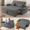 Gizoon 3 in 1 Convertible Sofa Bed, 63.6'' Pull Out Couch by Gizoon