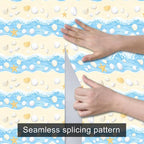 HOMETITUTE Starfish and Seashell Pattern Wallpaper Peel and Stick Self Adhesive - Image 3