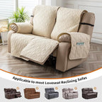 Genina Waterproof Loveseat Recliner Cover Non-Slip, Sofa Cover - Image 4
