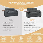 hansones ​66" Multi-Functional Pull-Out Sofa Bed - Image 7