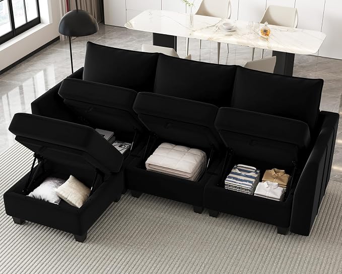 Belffin Convertible Sectional Sofa - Image 5