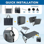 Outdoor Folding Lounge Chair - Image 6