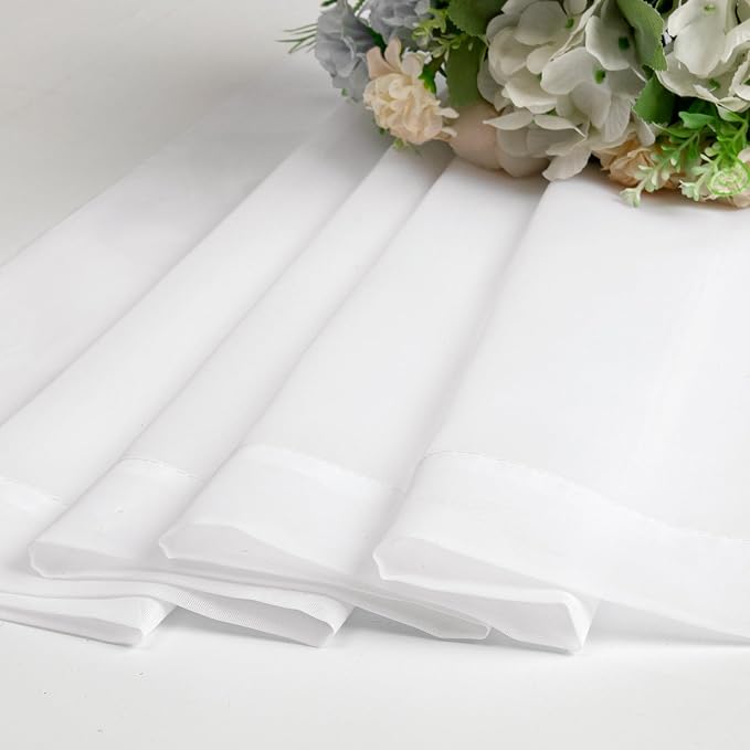 Chyhomenyc Sheer Valances for Windows, Light Filtering Small Window Curtains - Image 5