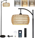 Arc Floor Lamp with Remote Control, Dimmable LED Floor Lamp with 3 Color by EYASSI