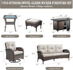 Belord 8 Piece Patio Furniture Set - Image 2