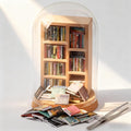 Anxiety Bookshelf, Miniature Bookcase, Mini Bookshelves by Unknown