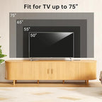 70" Mid Century Modern TV Stand, Wood TV Consoles - Image 7