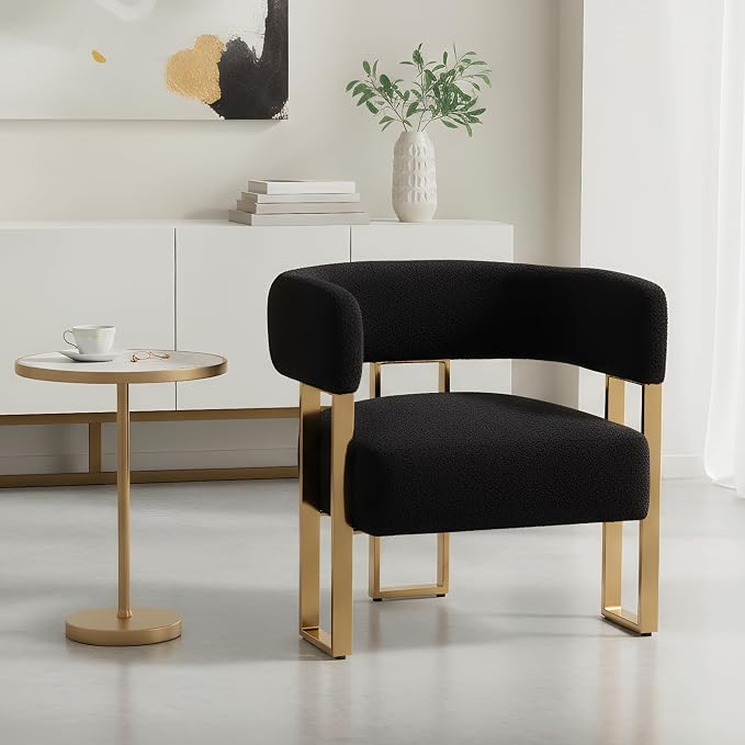 Modern Barrel Accent Chair by DMFurniture