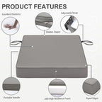 Favoyard Patio Chair Cushions 22 x 22 x 3 Inch Waterproof Outdoor Seat Cushions - Image 6