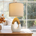 OYEARS 19'' Small Boho Table Lamps - Image 4