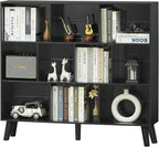 YAHARBO 10 Cube Bookshelf, 3 Tier Bookcase by YAHARBO