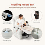 MAMAZING Lullapod Power Nursery Recliner Rocking Chair, Triple Motor Power - Image 7