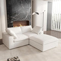 Cloud Modular Sectional Sofa, 80.3" Down Filled Comfort Sofa Couch by SofaFurniture