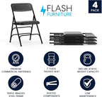 Flash Furniture Hercules Series Metal Folding Chairs - Image 3