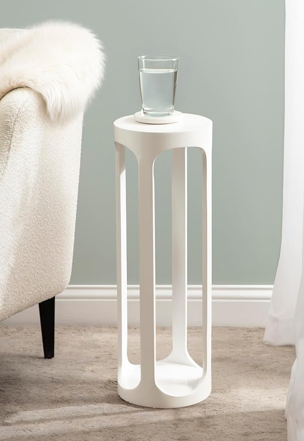 Kate and Laurel Dahl Modern Wooden Round Drink Table, Transitional Circle - Image 2