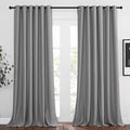 NICETOWN Silver Grey Curtains and Drapes by NICETOWN