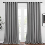 NICETOWN Silver Grey Curtains and Drapes by NICETOWN