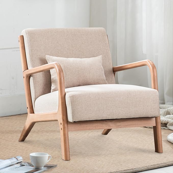 INZOY Mid Century Modern Accent Chair by INZOY