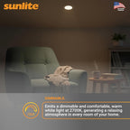 Sunlite LED R14 Mini Flood Light Bulbs, 4 Watts, 280 Lumens, Intermediate Base - Image 8
