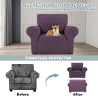 LURKA Stretch Chair Sofa Slipcovers 1 Piece Couch Covers - Image 3
