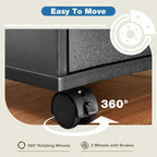 OLIXIS 5 Drawer Mobile File Cabinet Under Desk Storage Organization - Image 7