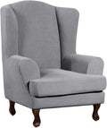 Turquoize Wingback Chair Covers 2 Piece Wing Chair Slipcover Stretch Slipcovers by Turquoize