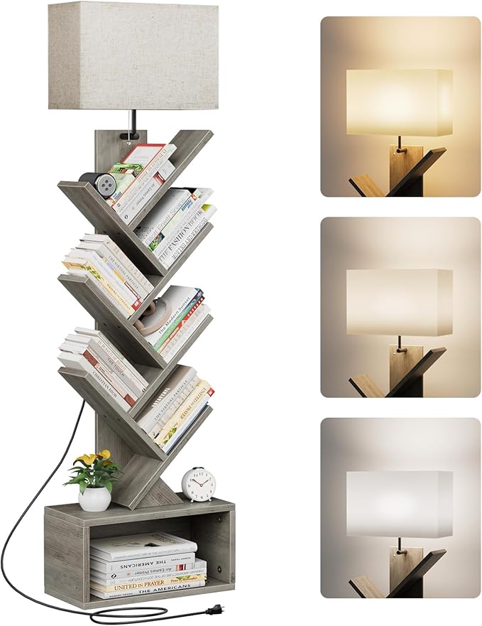 Evermagin 6 Tier Tree Bookshelf by Evermagin