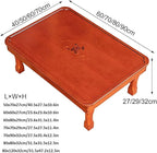 Square Folding Coffee Table, Korean Dining Table, Solid Wood Low Tables - Image 2