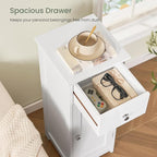 Iwell Bathroom Floor Cabinet, Small Bathroom Storage Cabinet - Image 6