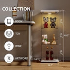 FANYUSHOW 3-Shelf Glass Display Cabinet - Image 2