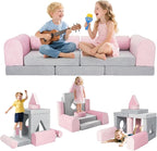Modular Kids Play Sofa Multifunctional Kids Sofa Convertible Foam Floor Mat by FURNAWAY