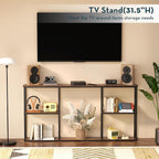 WOHOMO Console Table, 3-Tier Small Entryway Tables, Narrow Sofa Table - Image 5