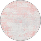 Round Area Rug Living Room: 4 ft Modern Washable Indoor Carpet | by FXRHLP
