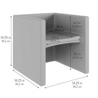Children's Factory Cube Chair for Kids, Flexible Seating Classroom Furniture - Image 3
