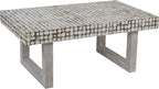 East at Main White Coffee Table – Handmade Accent Table - Image 7