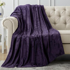 Utopia Bedding Ultra Soft Fleece Bed Blanket Throw Size Purple | Microfiber by UTOPIABEDDING