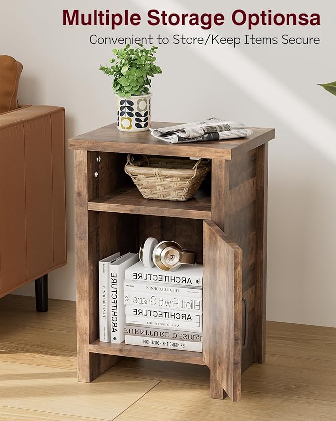 YESHOMY Farmhouse Modern Nightstands - Image 7