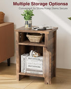 YESHOMY Farmhouse Modern Nightstand - Image 4