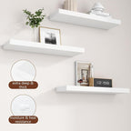 fuqing White Floating Shelves for Wall - Image 5