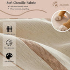 DREAMINGO Couch Cover Reversible Chenille Furniture Protector Sofa Covers - Image 3