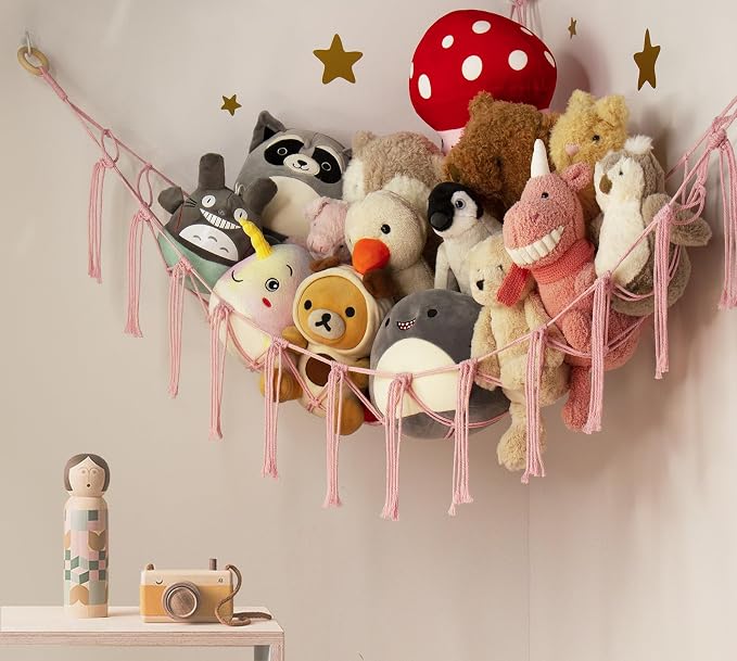 Stuffed Animal Storage Hammock Corner Net - Image 6