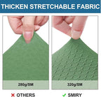 Smiry Waterproof Seat Covers for Dining Room Chairs Set of 4, Stretch Jacquard - Image 4