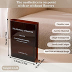 Puransen Brown Book-Shaped Vase - Image 5