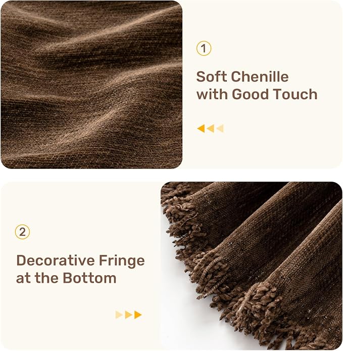 2 Pieces Sectional Couch Covers L Shaped Cover XXXL Coffee | Thick Washable - Image 7