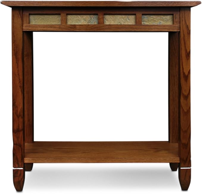 Leick Home 10059 Rustic Slate Tile Hall Console Sofa Table - Image 5
