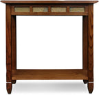 Leick Home 10059 Rustic Slate Tile Hall Console Sofa Table - Image 5