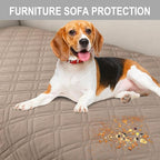 Genina L Shape Couch Cover, Sectional Couch Chaise Covers, Waterproof Washable - Image 5